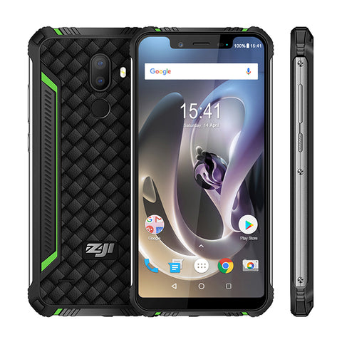 HOMTOM ZOJI Z33 SmartPhone IP68 Waterproof MT6739 1.5GHZ 3GB 32GB 4600mAh 5.85" Dual sim Android 8.1 OTA OTG Face ID Cellphones