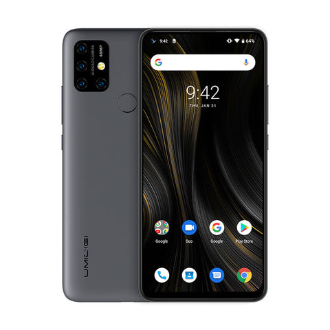 UMIDIGI Power 3 Android 10 48MP Quad AI Camera 6150mAh 6.53" FHD+ 4GB 64GB Helio P60 Global Version Smartphone NFC Pre-sale