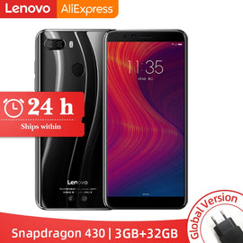 Stock Global Version Lenovo K5 Play 3GB 32GB Snapdragon 430 Octa Core Smartphone 1.4G 5.7" 18:9 Fingerprint