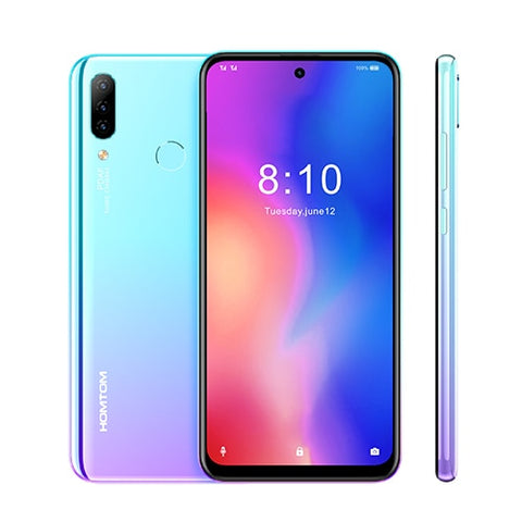 HOMTOM P30 pro Android 9.0 4G Mobile Phone MT6763 Octa Core 4GB 64GB 4000mAh 6.41 inch Face ID 13MP+ Triple Cameras Smartphone