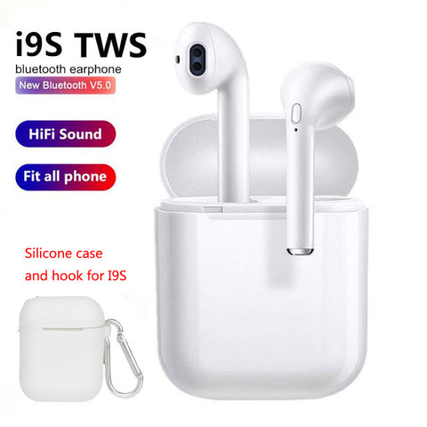 I9s Tws Headphone Wireless Bluetooth 5.0 Earphone Mini Earbuds With Mic Charging Box Sport Headset For Smart Phone