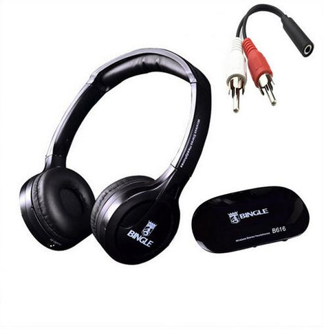 Original Bingle B616 Multifunction stereo Wireless Headset Headphones with Microphone FM Radio for MP3 PC TV Audio Phones